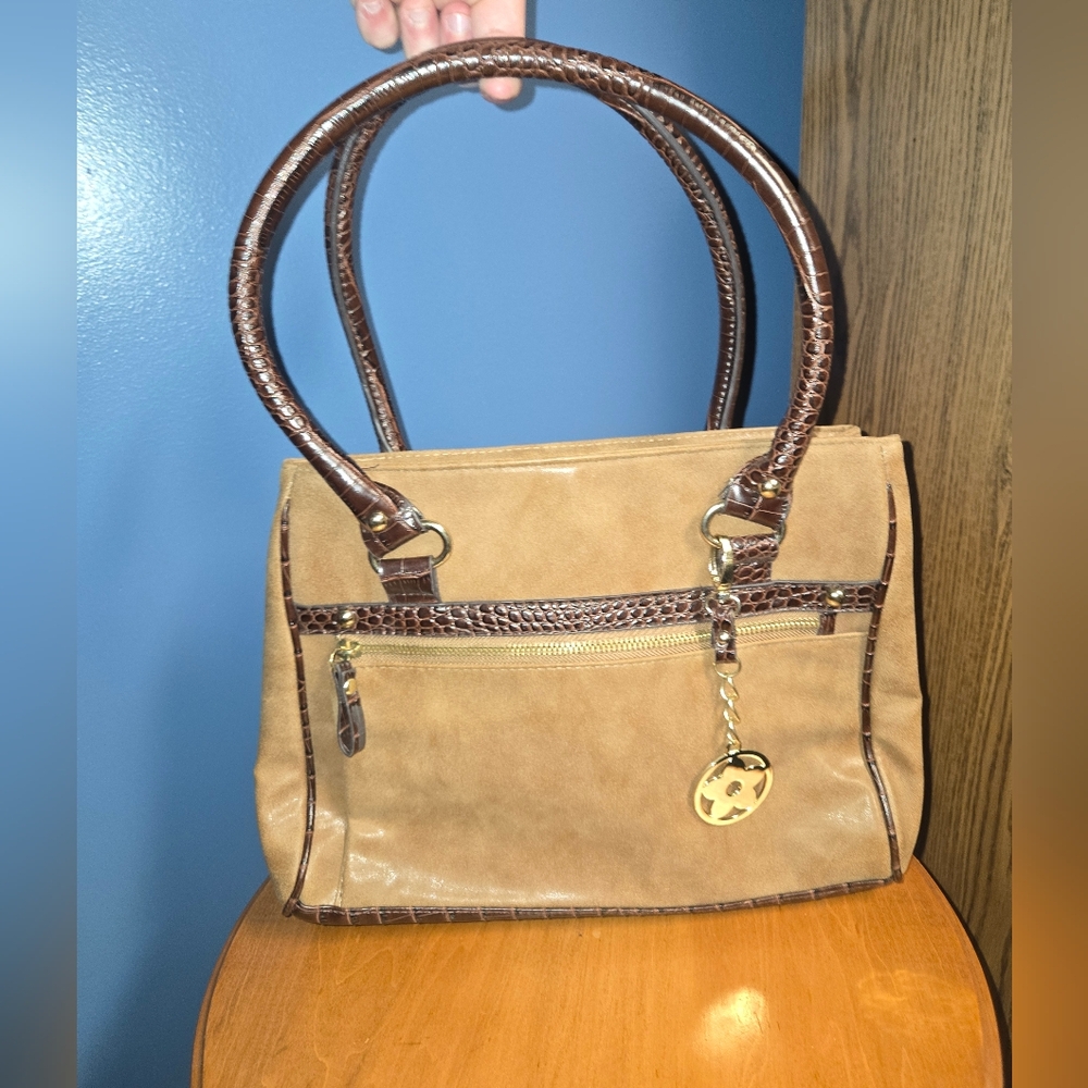 BUENO- Tan and Brown Handbag